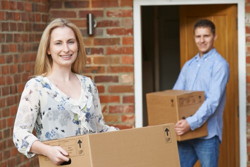 Careful household moving service in a Grove Park property