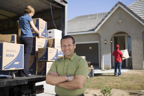 Packing and loading household items for a move in Grove Park