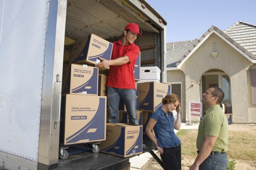 Local moving team preparing belongings in Grove Park