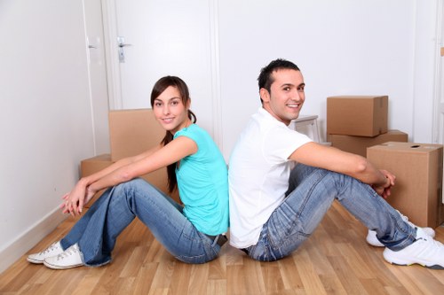 Local movers handling access challenges during a Grove Park business relocation