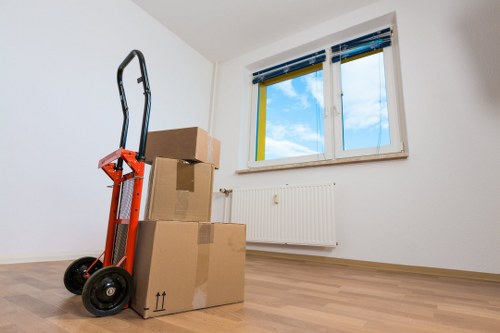 Professional removals team loading items for a home move in Grove Park