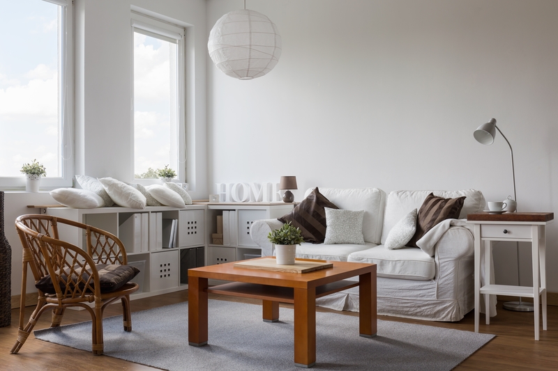 Furniture and boxes prepared for a man with van removal